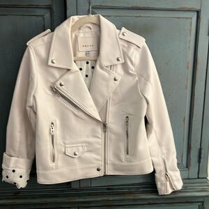 Blank NYC vegan leather biker jacket. Size medium. Great condition